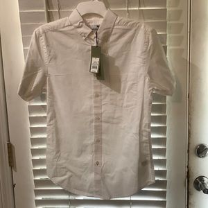 Brand new white button down shirt Adult Large